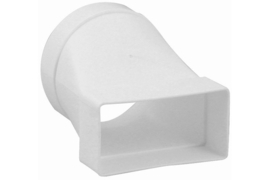 Nedco Overgangsstuk Recht Ø100 - 110x54 mm. 65801400