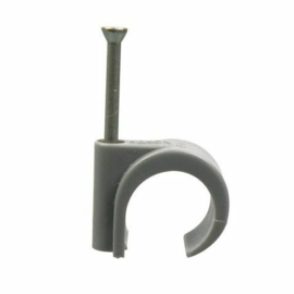 TACK Spijkerclips Grijs 16-19 mm. (100x) 37284
