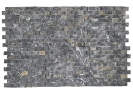 S15 Dark Grey (6x) 3D Steenstrips Marmer 0,53m²