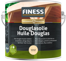 FINESS Douglasolie Kleurloos 2,5L Kleurloos Bu