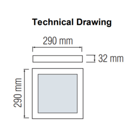 Horoz SELENA-36 3CCT 36W Wit