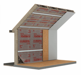 MG Miofol 125S 1,50 x 25m Dampremmend Waterdicht Gewapend Bouwfolie