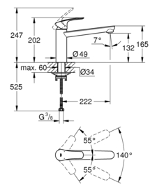 Grohe Eurosmart Prof. Keukenmengkraan 30463000