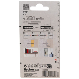 Fischer Cellenbetonanker Nylon FTP K 4 532659