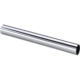 Chroom Muurbuis Recht Ø32 x 250 mm.