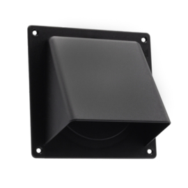 Nedco Gevelklep ZWART Ø100/125/110 x 54 mm 62500401