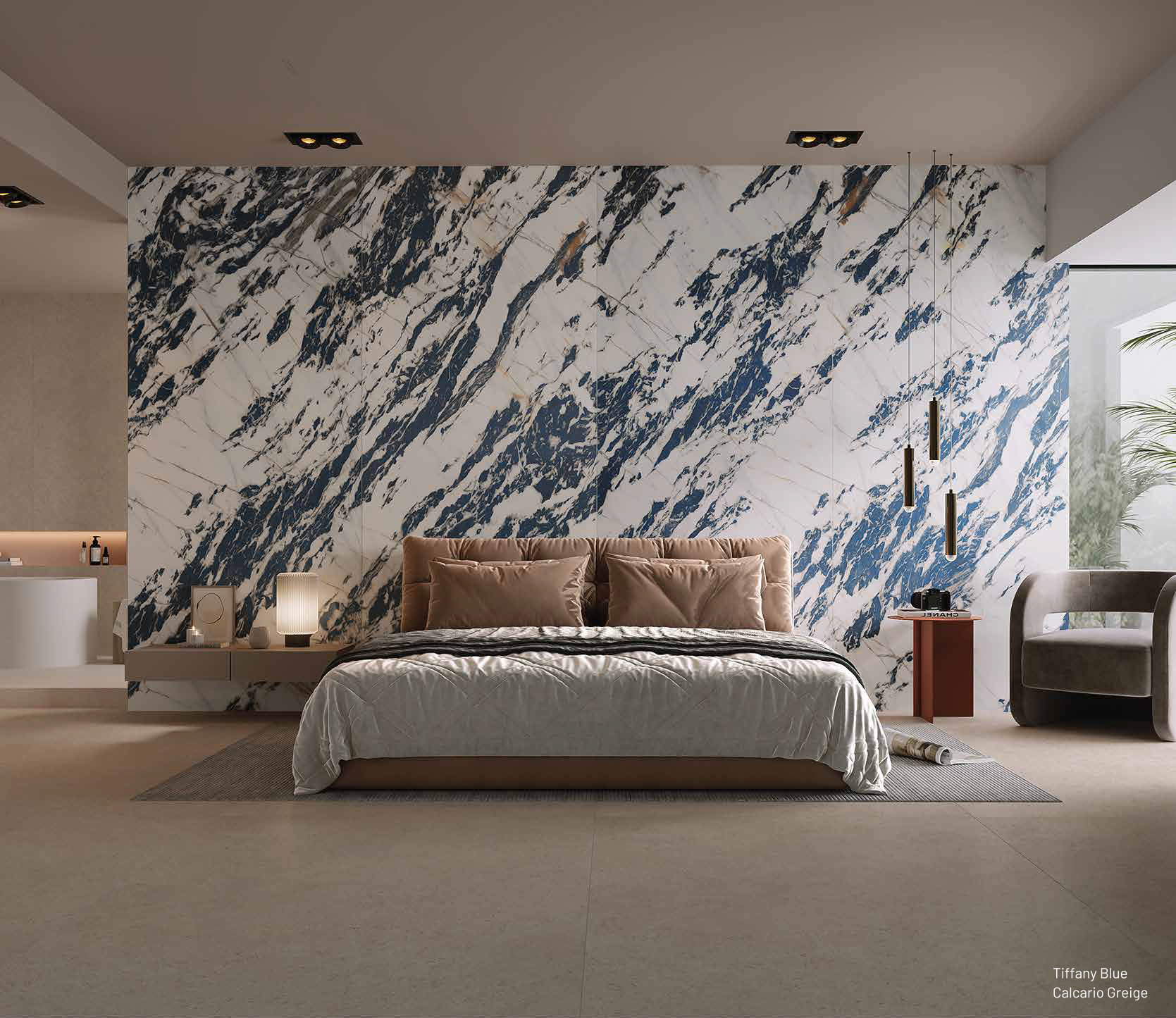 Kale Slab TIFFANY BLUE Polished 120x280cm 6mm