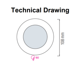 Horoz ALEXIS-6 3CCT 6W Zwart 3CCT