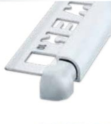 NOZOX Bullnose Hoekstuk  Alu matt silver 6mm 2x OX-P000700127
