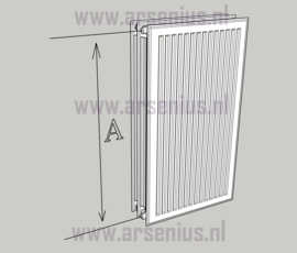 Demrad Paneelradiator Type 33 - 60 x 260 cm (6620 Watt)