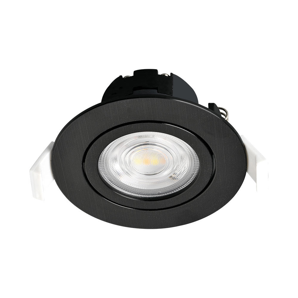 Braytron 7W G3 ROUND BLACK 3IN1 LED Downlight