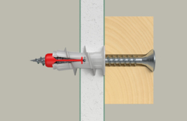 Fischer Gipsplaatplug DuoBlade S 545684