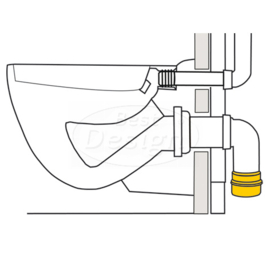 HAAS 3980 PE Verloopstuk Ø90/110