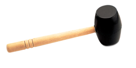 Rubi Rubber Hamer Zwart 500g 65905
