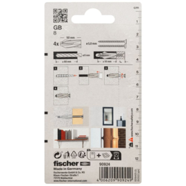 Fischer Gasbetonplug GB 8 90924