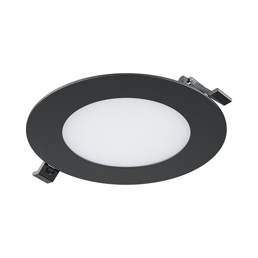 Braytron SMD CRP 6W RND DIM 4INC Black 3IN1 LED Panel