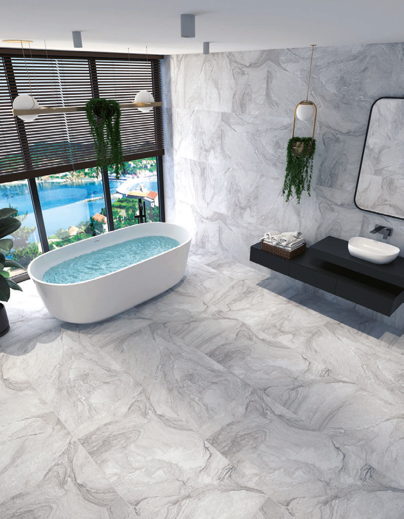 Arena WHITE Granul Vloertegel 60x120cm