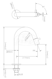 Best Design Nero-Folo Toiletkraan Mat-Zwart 4005540