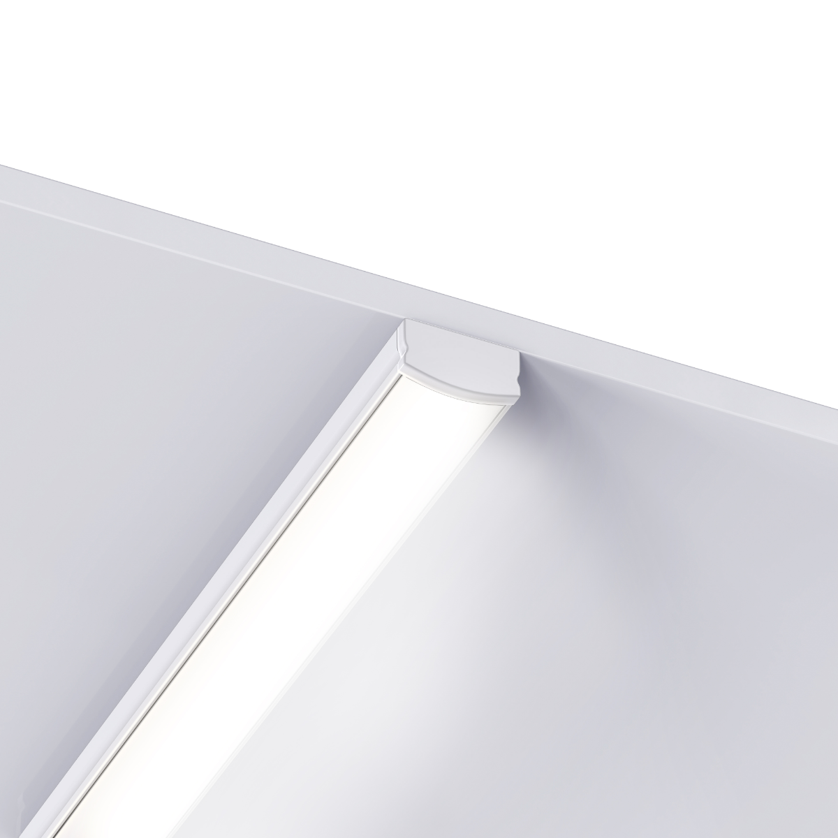 Leddle 2m LED Profile Surface WHITE ALU-LDP