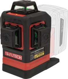 MC3D 18V MAX Kruislijnlaser 3D Groen (Body) 036.3DG