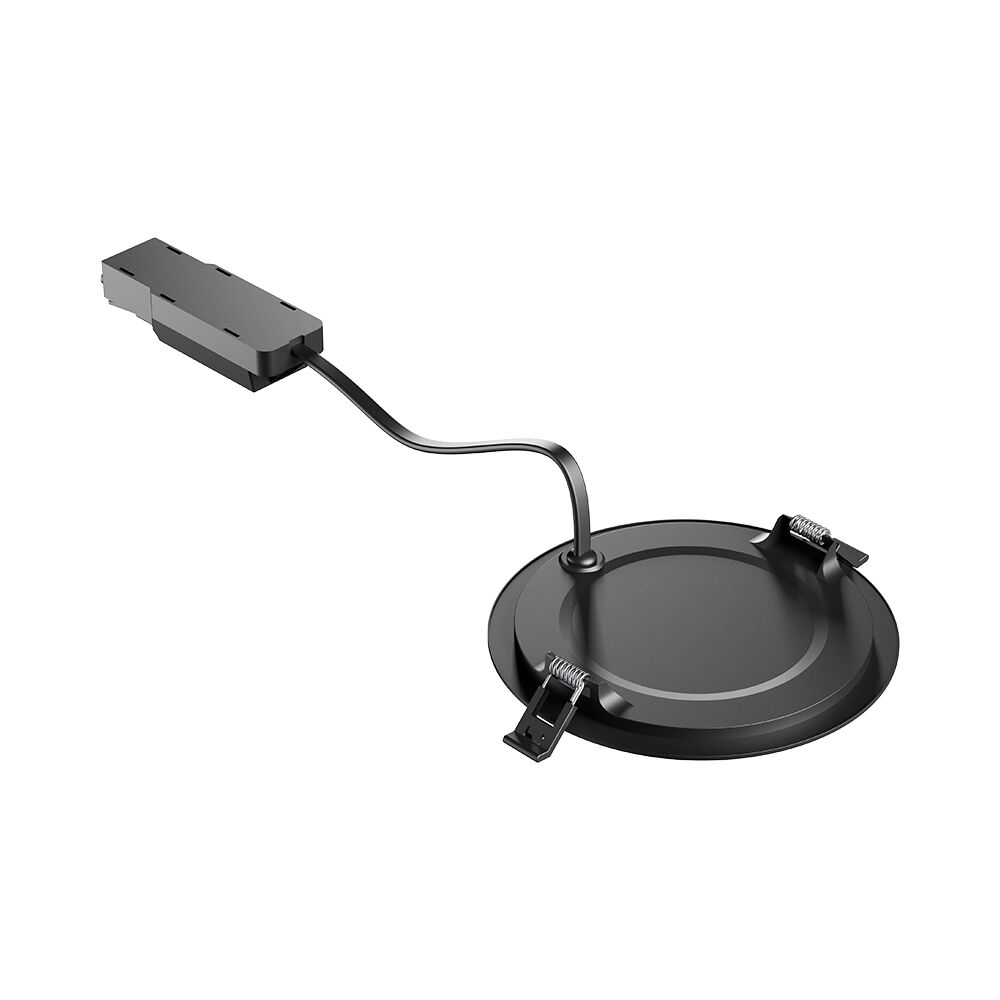 Braytron SMD CRP 6W RND DIM 4INC Black 3IN1 LED Panel