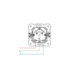 WCD enkel met RA 90960008 Karre Wit