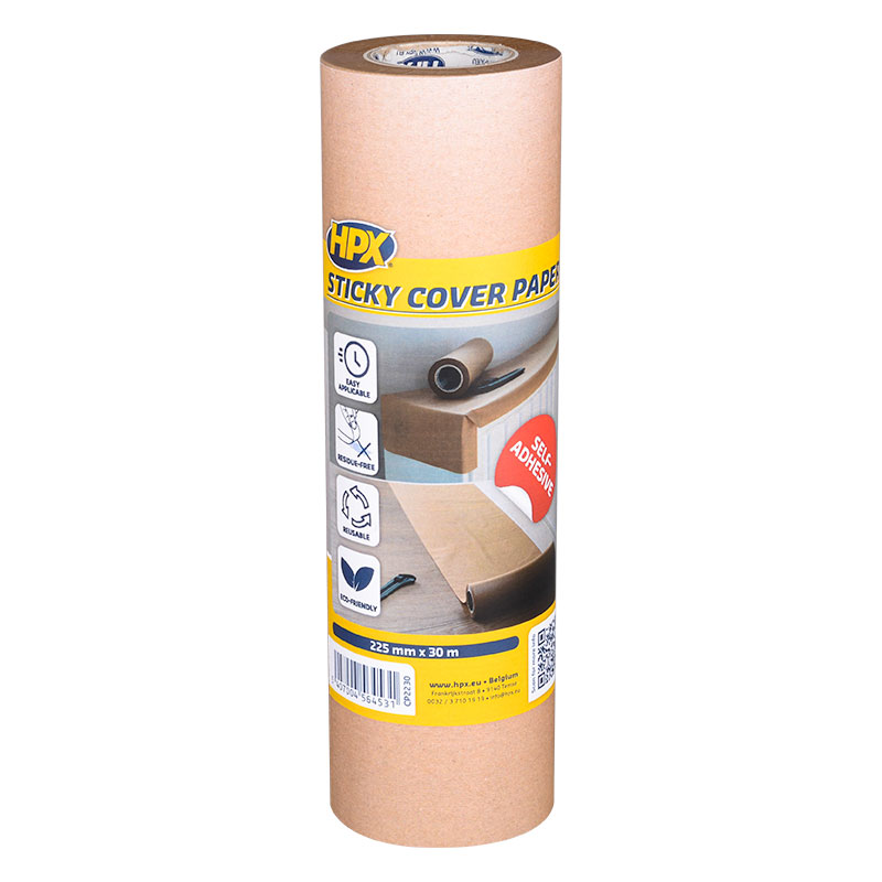 HPX Zelfklevend afdekpapier - 222mm x 30m CP2230