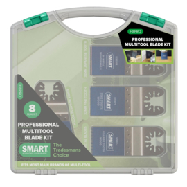 SMART H8PRO 8pc case with wood and metal blades