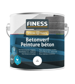 FINESS Betonverf Acryl 2,5L Wit 1410 Bi/Bu