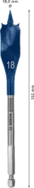 Bosch Expert Self Cut Speedboor 18 x 152mm 2608900317