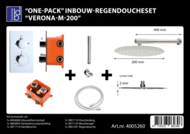 BD Verona M200 One-Pack inbouw regendoucheset 4005260