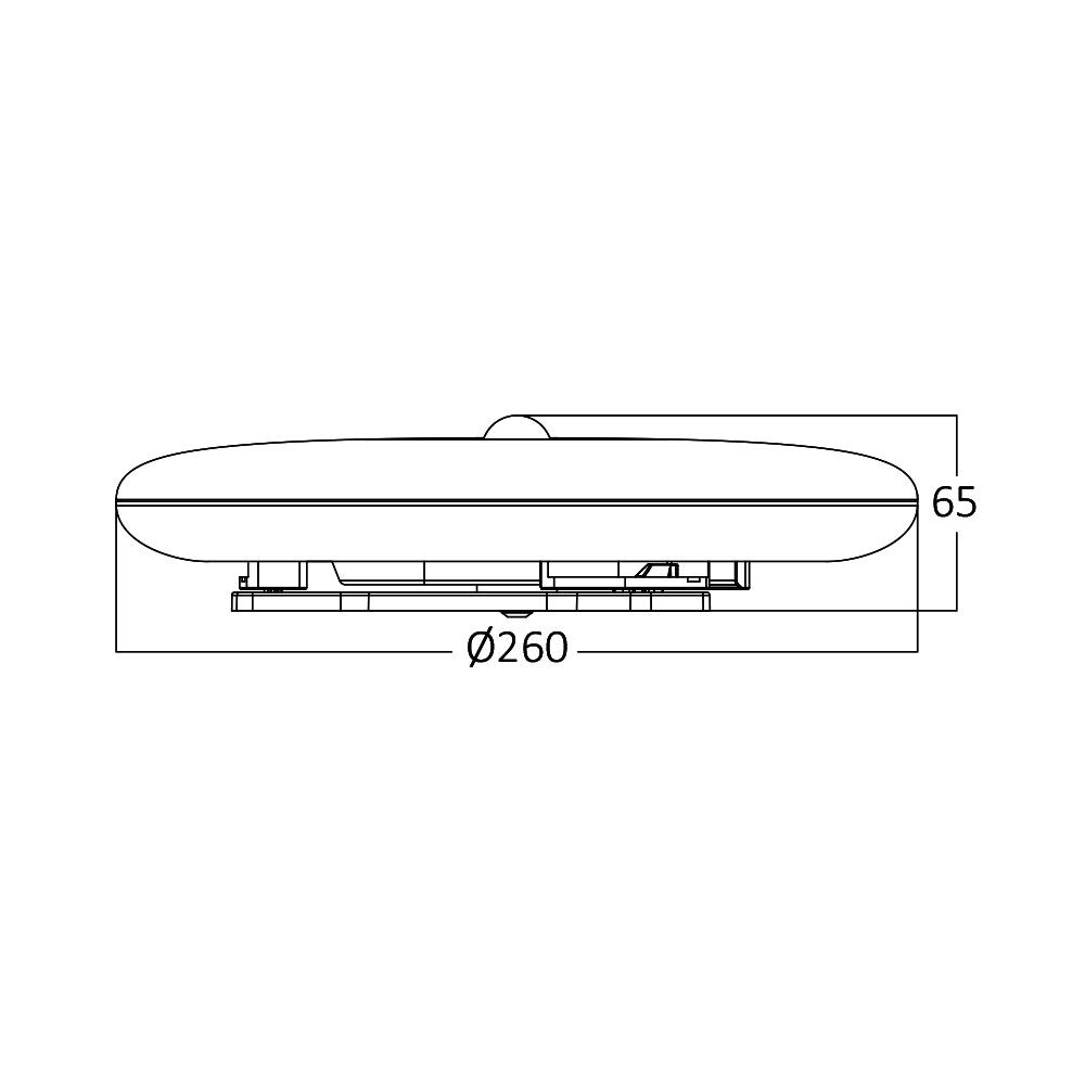 Braytron JADE ROUND 18W SENSOR 6500K IP44 Ceiling Light