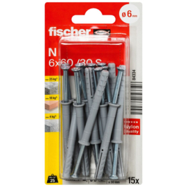 Fischer Nagelplug N 6x60/30 S 84334