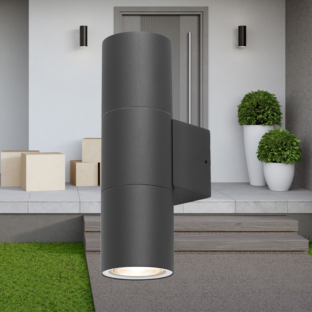Braytron RITA S WL.2 GRY 2XGU10 IP44 Wall Light