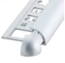 RONDEX Round Hoekstuk  Alu matt silver 6mm 2x OX-E180700127