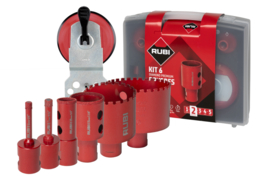 Rubi Kit Drygres Premium 6 Diamantboren Ø 6, 8, 20, 35, 50, 68mm 51929