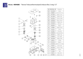 BD Verona P200 One-Pack inbouw regendoucheset 4005270