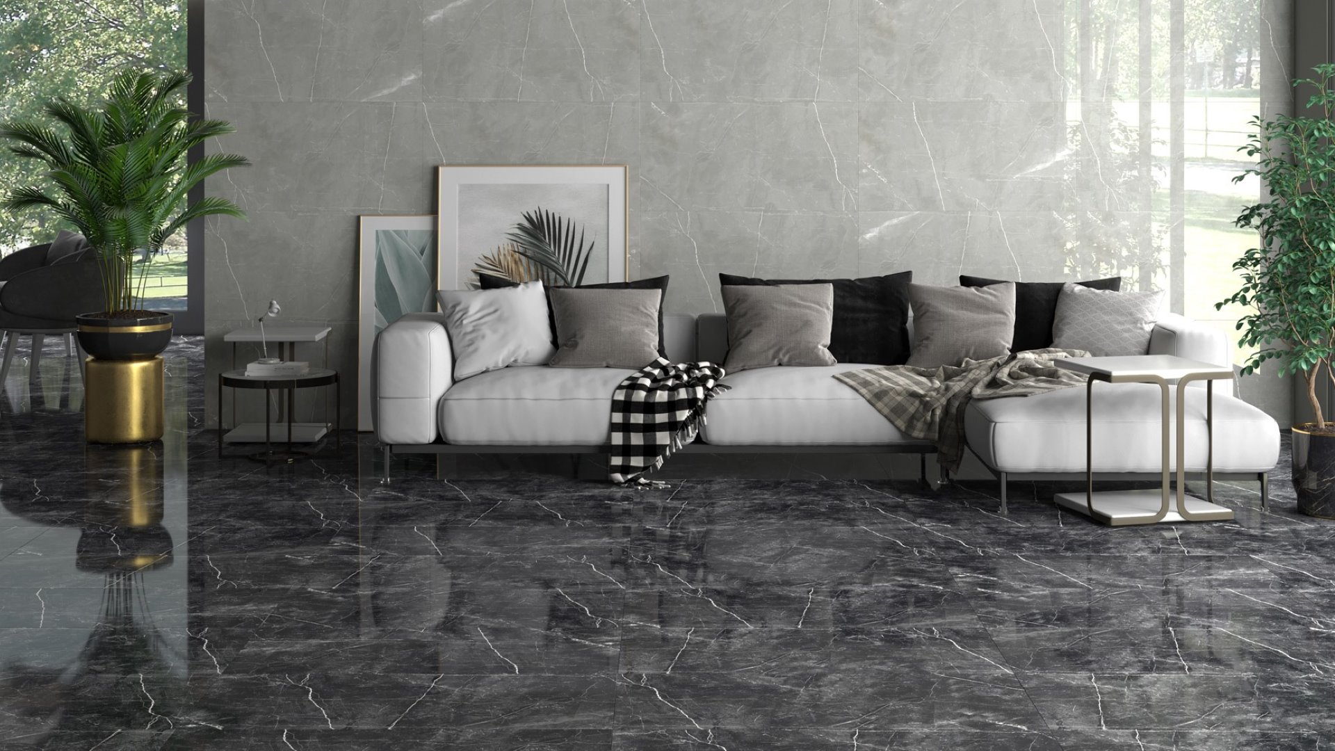 Moment Black Polished 60x120cm 1,44 P