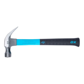 OX Pro Fibreglass Handle Claw Hammer - 20oz / 570g OX-P081620