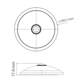 Horoz Cramer Plafondlamp 16W 230V Sensor 4200K 0270150016