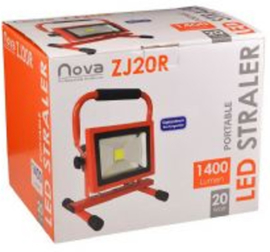 NOVA ZJ20R Oplaadbaar 20W led straler 4000k