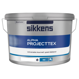 Sikkens Alpha Projecttex WIT 10L 5795998
