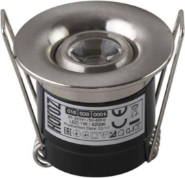 Horoz Silvia 1W Mat Chrome 4200K