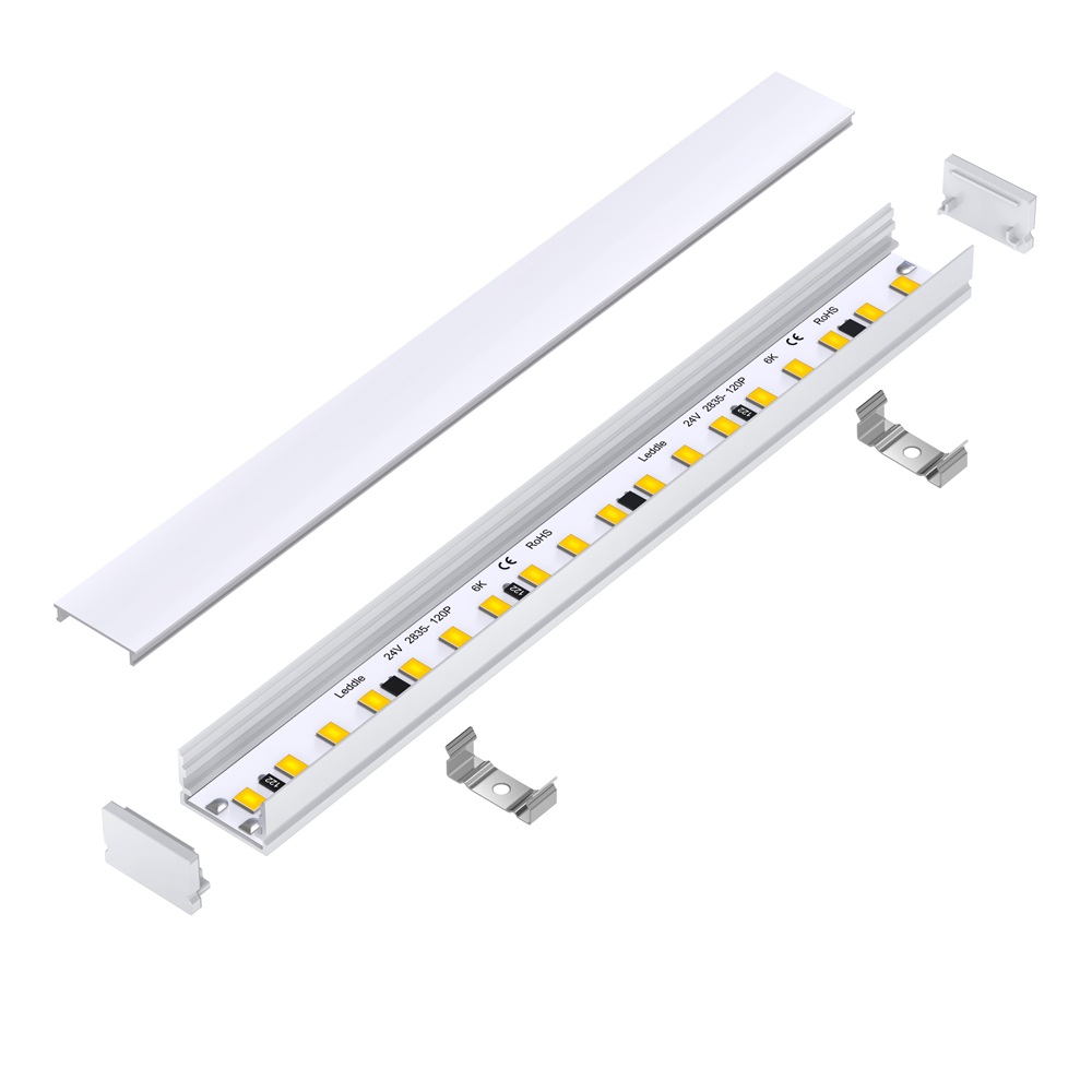 Leddle 2m LED Profile Multi WHITE Alu LDP