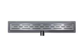 Titan 100SF GUNMETAL + Rooster RVS Drain 100 cm