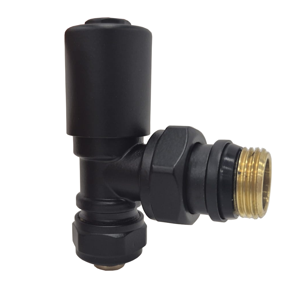GK Haaks Black Radiatorkraan (16x2) O-ring M13007-9-A-BS