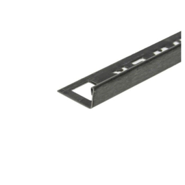 ELTEX recht RVS zwart geborsteld 11 x 2700mm OX-E212710413
