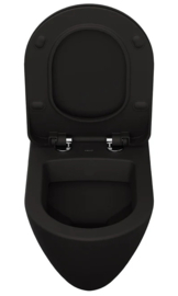 Creavit TP325 Mat Black Wandcloset