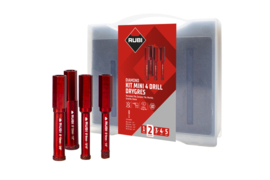 Rubi Kit Mini Drygres 4Drill Diamantboren Ø 6, 8, 10 en 12mm 05939