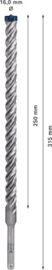 Bosch Expert SDS plus-7X Hamerboor 16 x 250 x 315mm 2608900132
